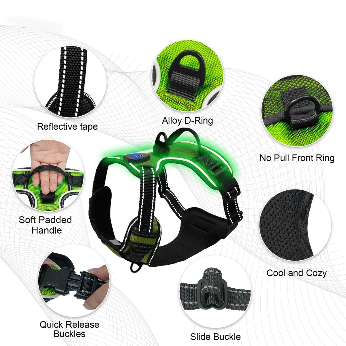 RadPaws LED Harness